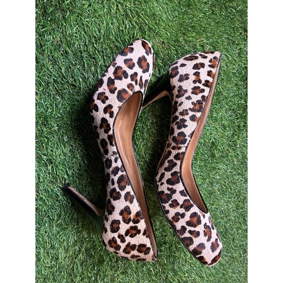 Ann Taylor Shoes - Ann Taylor Leopard Print Calf Hair Pumps Heels Leather Women’s Size 8M